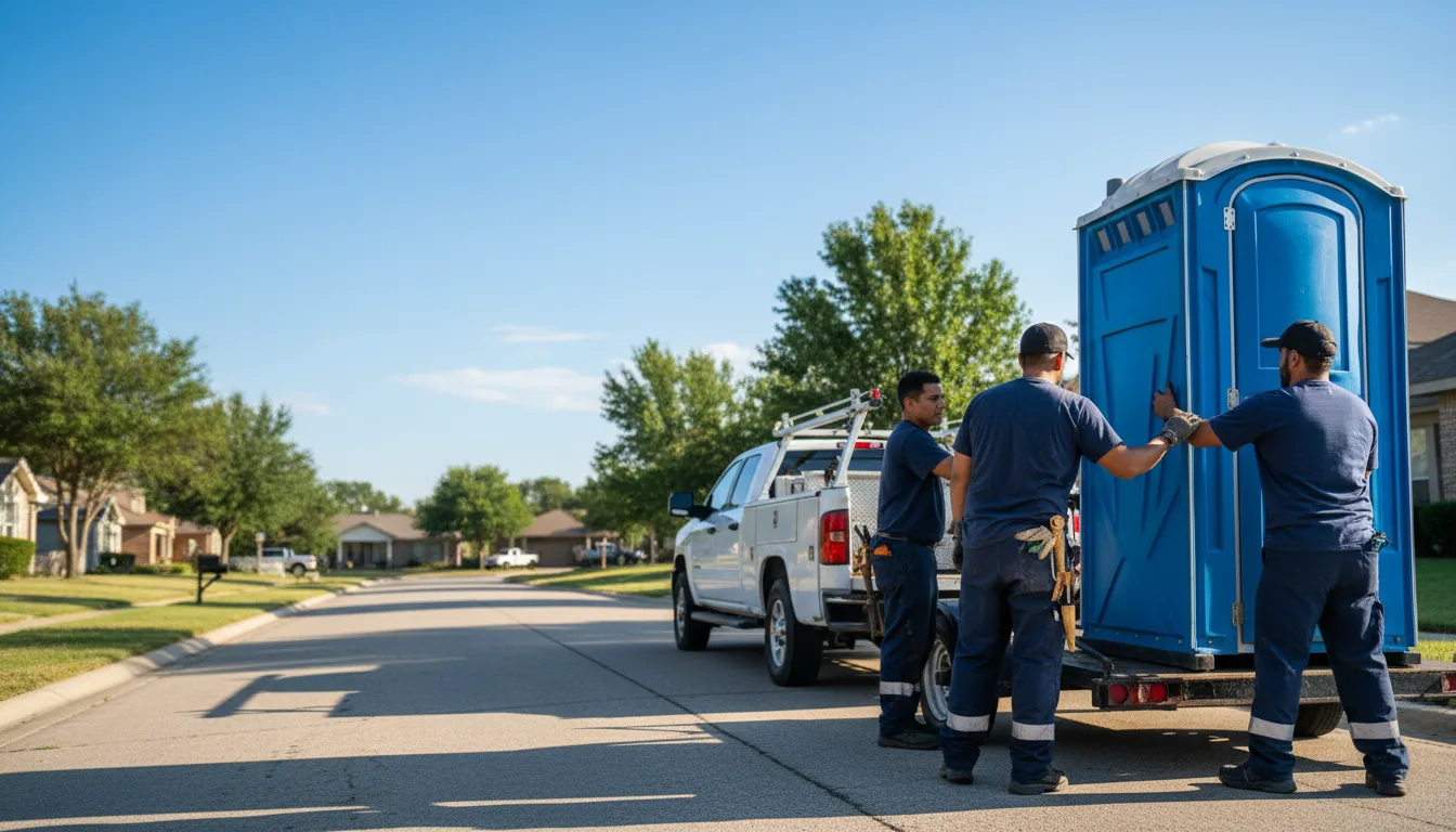 Portable Toilet Rental in Hamshire, TX near me